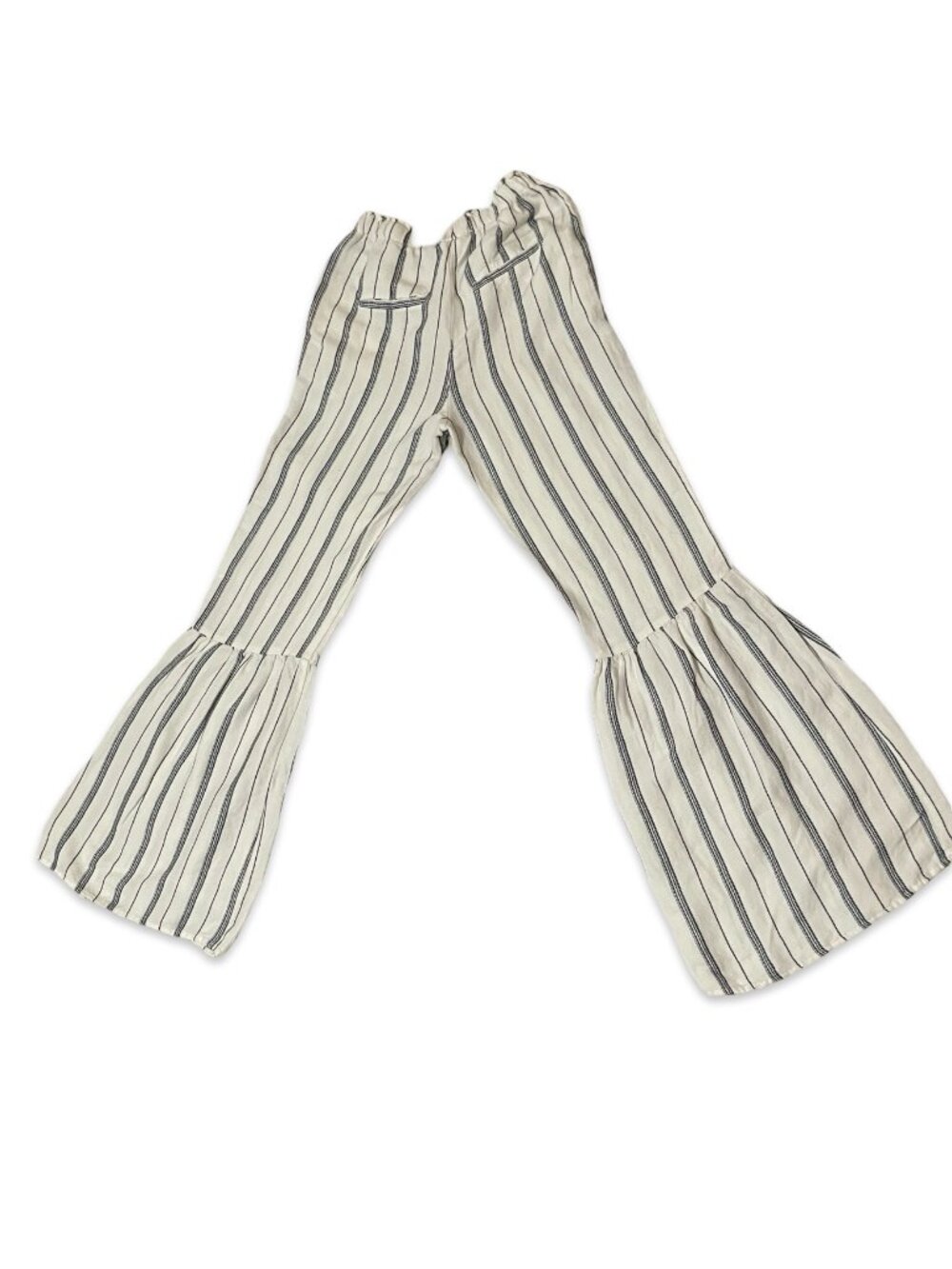 Black and White Stripe Bell Bottoms